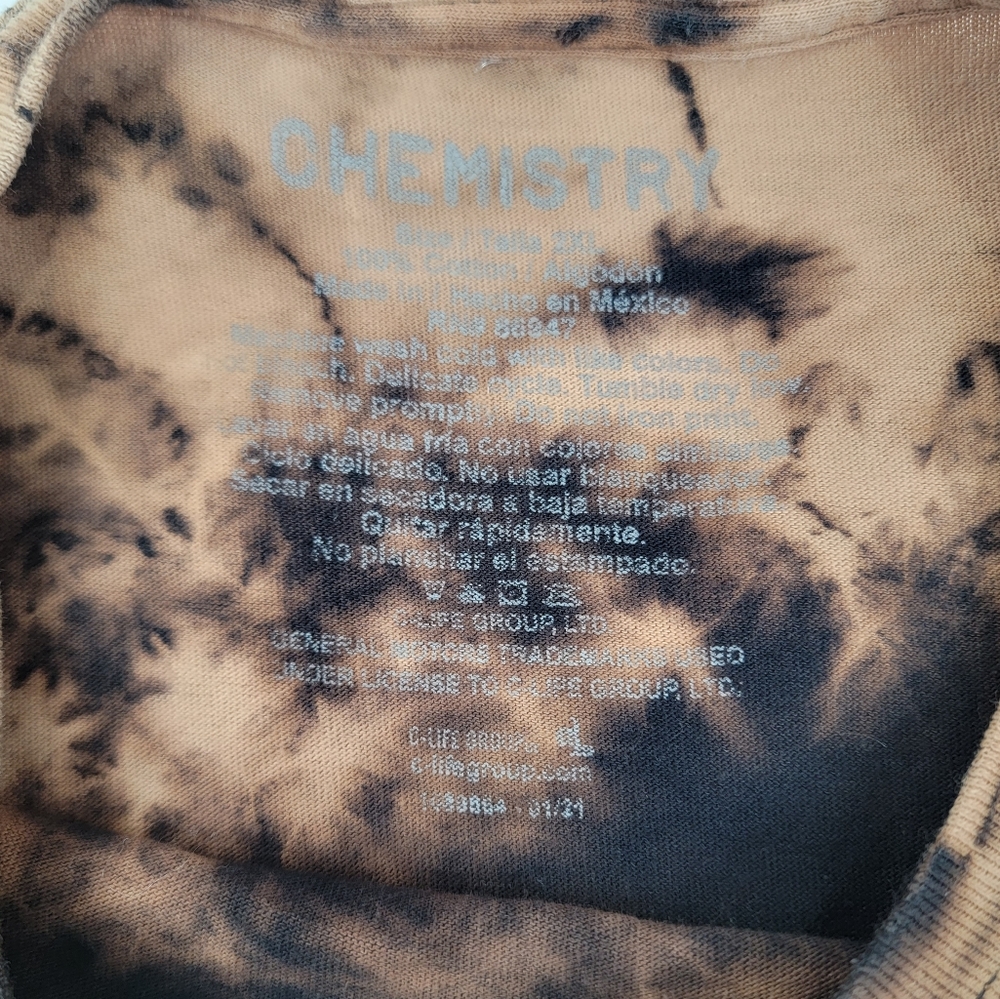 Classic 1969 Chevy Camaro Tie-dye T-Shirt Men's size 2XL - Picture 5 of 6